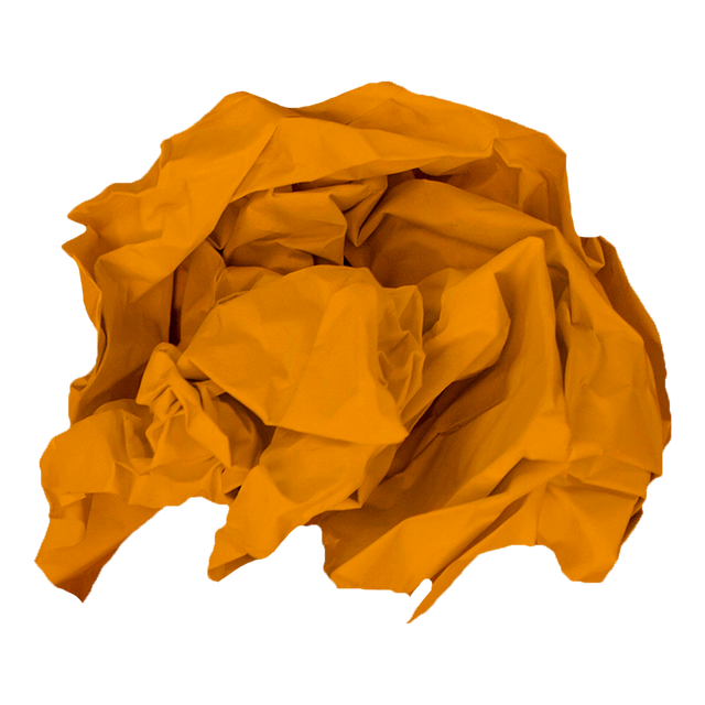 Crumpled Yellow Paper on Transparent Background - Download Free Stock Videos Pikwizard.com