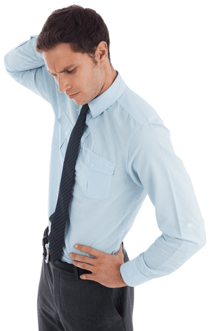 confused businessman scratching head on transparent background - Download Free Stock Videos Pikwizard.com