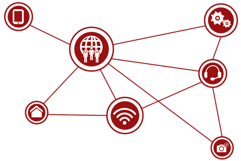 Transparent Communication Network Symbols Vector - Download Free Stock Videos Pikwizard.com