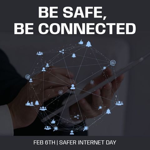 promoting digital security on safer internet day - Download Free Stock Templates Pikwizard.com
