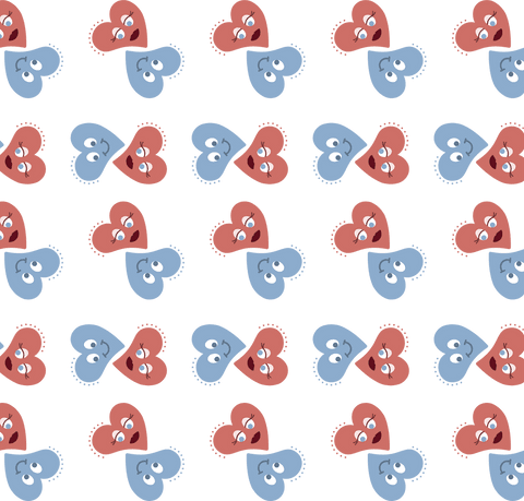 smiling heart pattern on transparent background for valentine's day - Download Free Stock Videos Pikwizard.com