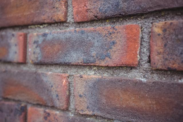 Close-Up of Weathered Red Brick Wall - Download Free Stock Photos Pikwizard.com
