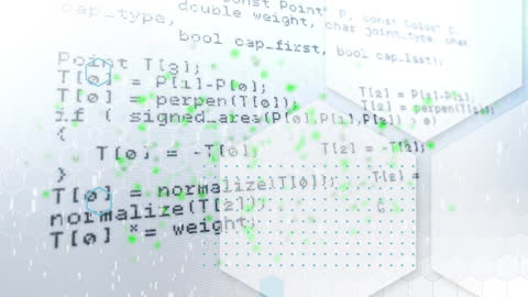Futuristic Data Processing on Digital Interfaces with Geometric Shapes
