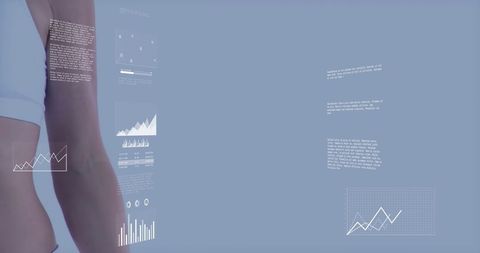 Digital Infographics Projecting Across Modern Business Environment