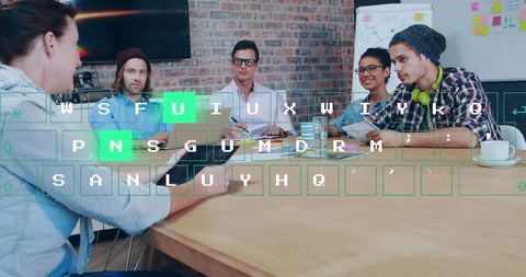 Diverse Team Collaborating on Innovative Project