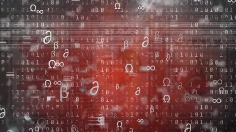 Digital Data Processing Abstract Background Animation