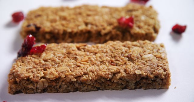 Healthy Homemade Granola Bars with Dried Cranberries - Download Free Stock Images Pikwizard.com