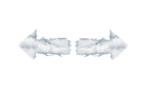 Abstract Cloud Arrows on Transparent Background - Download Free Stock Videos Pikwizard.com