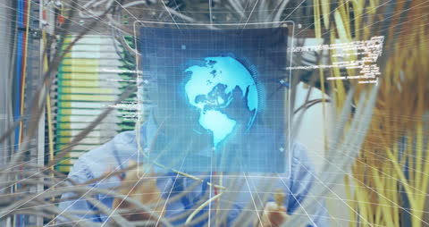 Global Business Technology with Holographic Data Interfaces