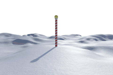 winter landscape with north pole on transparent background - Download Free Stock Videos Pikwizard.com