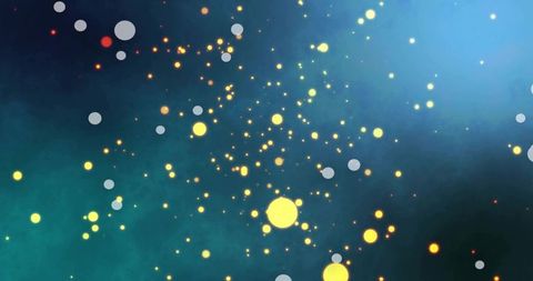 Glowing bokeh abstract background for bilingual contract translation and glossary