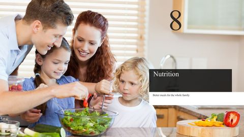 Family Preparing Healthy Salad Together in Bright Kitchen - Download Free Stock Templates Pikwizard.com