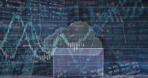 digital security in financial data analytics - Download Free Stock Images Pikwizard.com