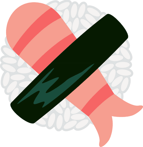 transparent nigiri sushi icon with vibrant shrimp and seaweed - Download Free Stock Videos Pikwizard.com