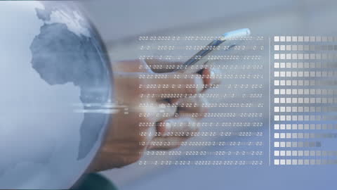 Digital Globe Overlay with Smartphone Interface for Data Processing