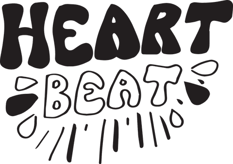 playful handwritten heartbeat text on transparent background - Download Free Stock Videos Pikwizard.com
