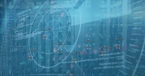 advanced server monitoring system in modern data center - Download Free Stock Images Pikwizard.com