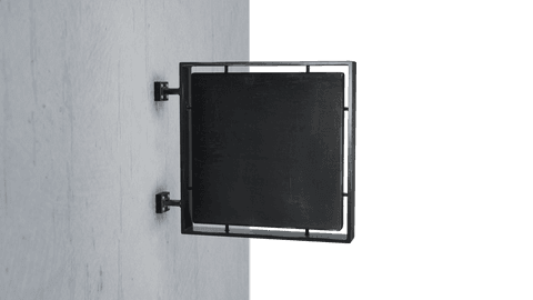 wall-mounted square sign on transparent background - Download Free Stock Videos Pikwizard.com
