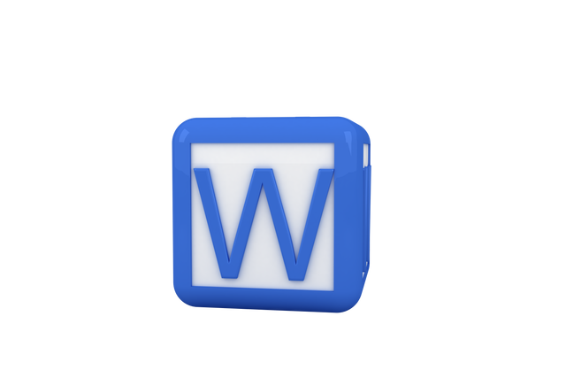 Blue Cube with Letter W on Transparent Background 3D Illustration - Download Free Stock Videos Pikwizard.com