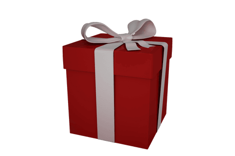Red Gift Box with White Bow on Transparent Background - Download Free Stock Videos Pikwizard.com