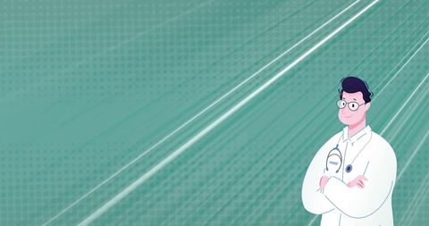 Digital Doctor Illustration with Light Trails Background - Download Free Stock Images Pikwizard.com