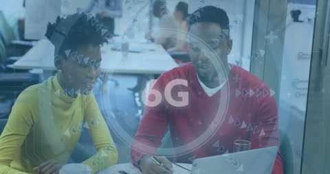 Innovative Tech Discussion with Overlay of 6G Concept