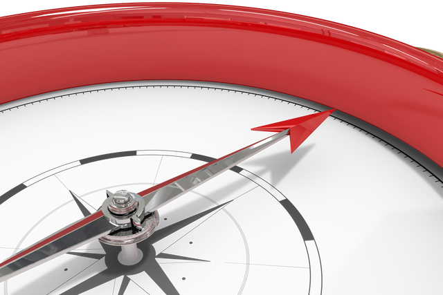 Red Compass on Transparent Background, Symbol of Navigation and Direction - Download Free Stock Videos Pikwizard.com