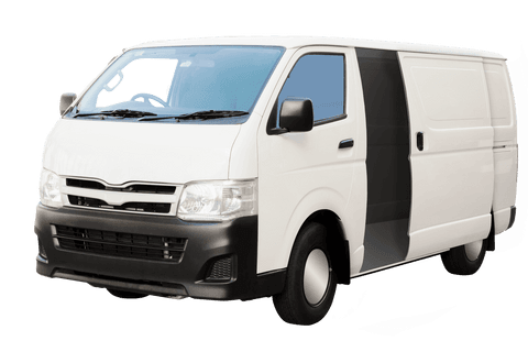 white delivery van illustration on transparent background - Download Free Stock Videos Pikwizard.com