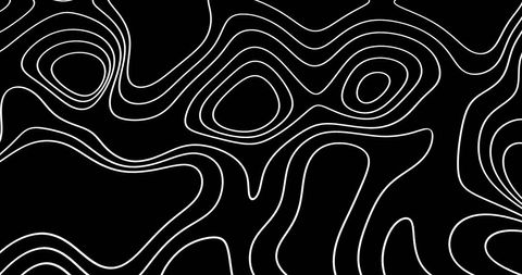 Abstract White Contour Lines on a Black Background - Download Free Stock Images Pikwizard.com