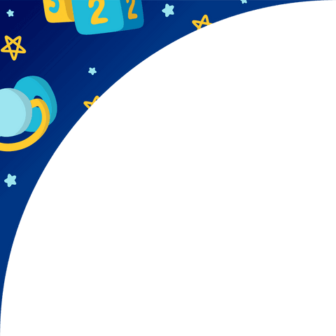 transparent baby pacifier and blocks with stars cartoon design - Download Free Stock Videos Pikwizard.com