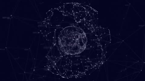 Digital Network and Global Connections Concept Background