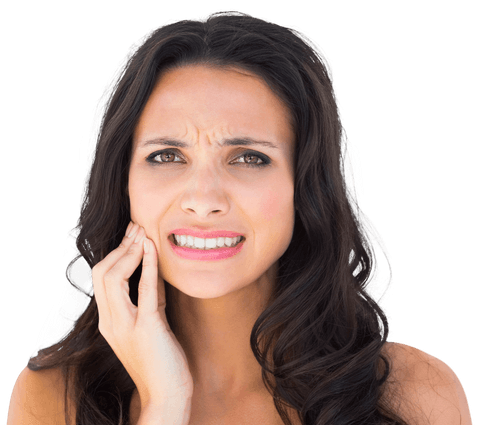 transparent woman suffering from toothache close-up - Download Free Stock Videos Pikwizard.com
