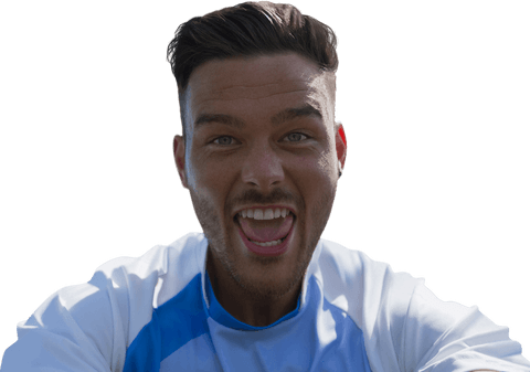 transparent background excited soccer player celebrating goal - Download Free Stock Videos Pikwizard.com