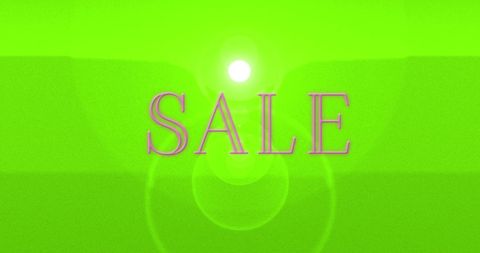 Vibrant Sale Announcement Over Moving Colors