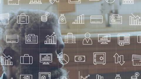 Business Professionals Analyzing Complex Data and Financial Metrics