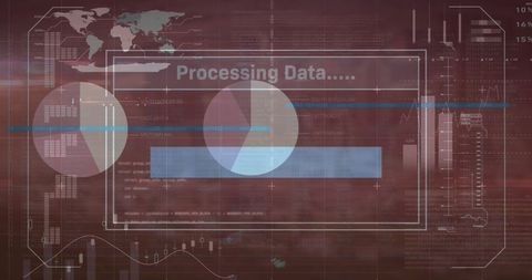 Futuristic Interface Displaying Global Data Analytics Processing - Download Free Stock Images Pikwizard.com