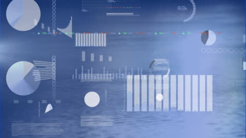 Data Visualization with Transparent Elements Over Water