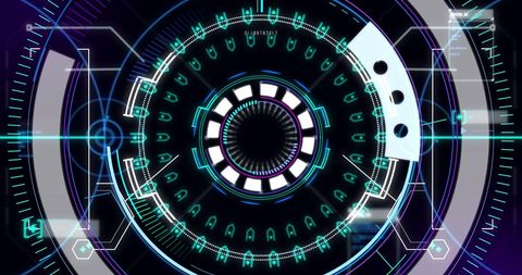 Futuristic Digital Interface with Virtual Scanning Technology - Download Free Stock Images Pikwizard.com
