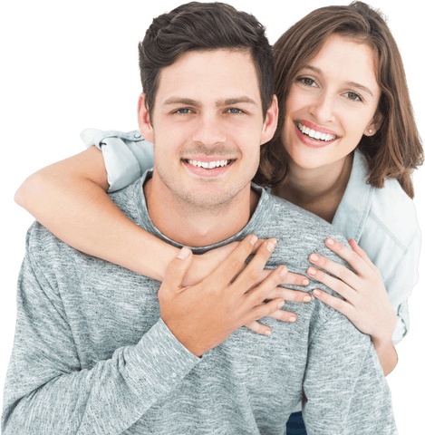 Happy Couple Embracing with Smiles Transparent Background - Download Free Stock Videos Pikwizard.com