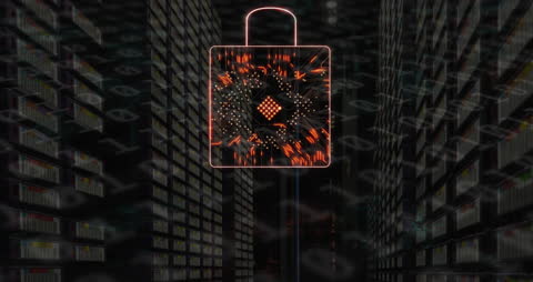 Futuristic QR Code with DNA and Binary Code Neon Design