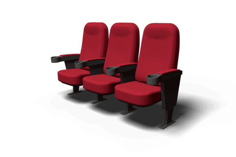 Cinema Seats Illustration with Transparent Background for Entertainment Design - Download Free Stock Videos Pikwizard.com