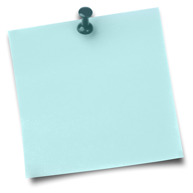 Blue Transparent Sticky Note with Thumbtack Pin - Download Free Stock Videos Pikwizard.com