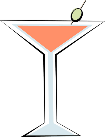 transparent martini glass with cocktail and olive garnish - Download Free Stock Videos Pikwizard.com