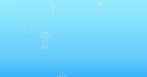 Upward Arrow Symbol Pattern on Blue Background - Download Free Stock Images Pikwizard.com