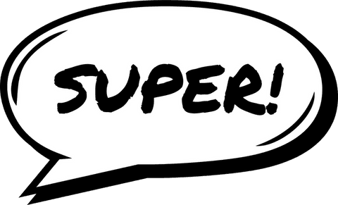 comic style speech bubble with brush script super on transparent background - Download Free Stock Videos Pikwizard.com