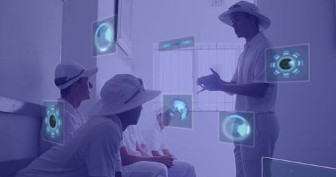 Digital Interface Over Young Adults Discussing Technology