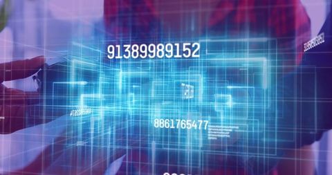 Data Processing Interface with Digital Transaction - Download Free Stock Images Pikwizard.com