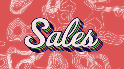 Bright Animation of Wow Text Over Colorful Liquid Background