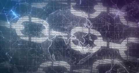 Global Data Flow and Network Connections - Download Free Stock Images Pikwizard.com