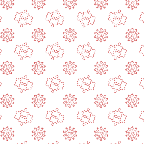Red Puzzle Element Pattern on Transparent Background - Download Free Stock Videos Pikwizard.com